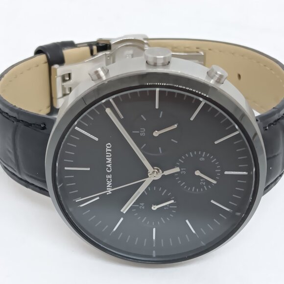 Vince Camuto VC/1098TB Men's 43mm Stainless Steel Multi-Function Watch NEW BATT - Picture 6 of 11